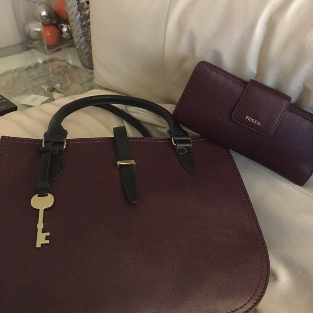 Fossil purse and wallet